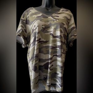 Carolina Belle GRN FATIGUE Cotton Blend, 2X. Spring Sale